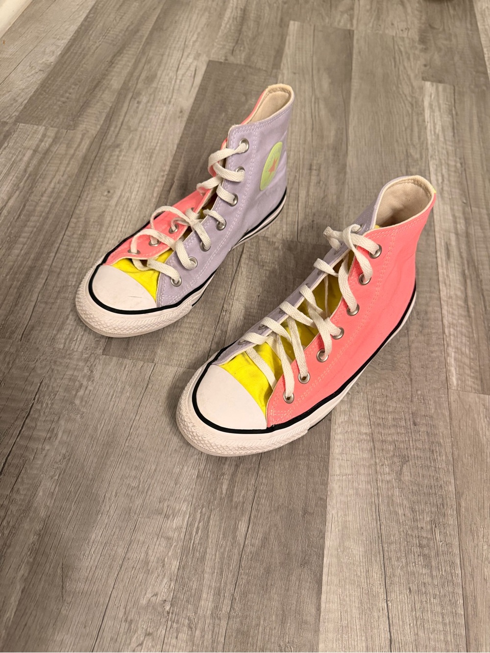 Neon Multi-Color Converse High Tops